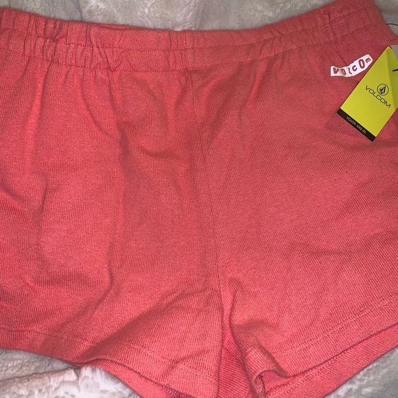 Girls Volcom fleece shorts 10/12 large nwt - Picture 4 of 9